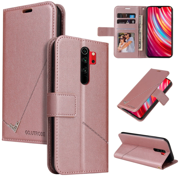 GQUTROBE Right Angle Leather Phone Case, For Xiaomi Redmi Note 8T, For Xiaomi Redmi Note 8 Pro, For Xiaomi Redmi Note 8, For Xiaomi Redmi 8A