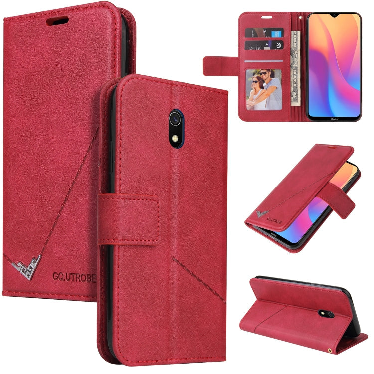 GQUTROBE Right Angle Leather Phone Case, For Xiaomi Redmi Note 8T, For Xiaomi Redmi Note 8 Pro, For Xiaomi Redmi Note 8, For Xiaomi Redmi 8A
