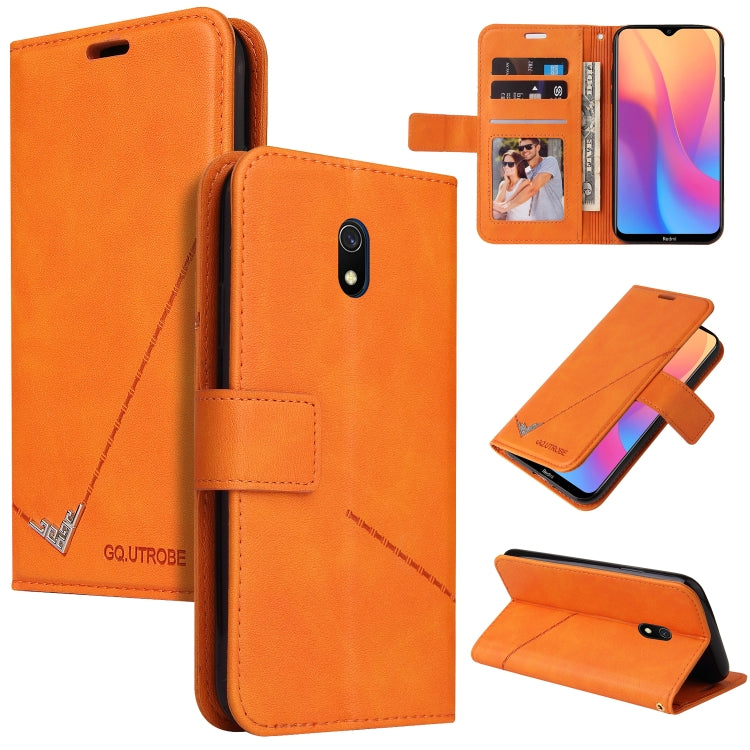 GQUTROBE Right Angle Leather Phone Case, For Xiaomi Redmi Note 8T, For Xiaomi Redmi Note 8 Pro, For Xiaomi Redmi Note 8, For Xiaomi Redmi 8A