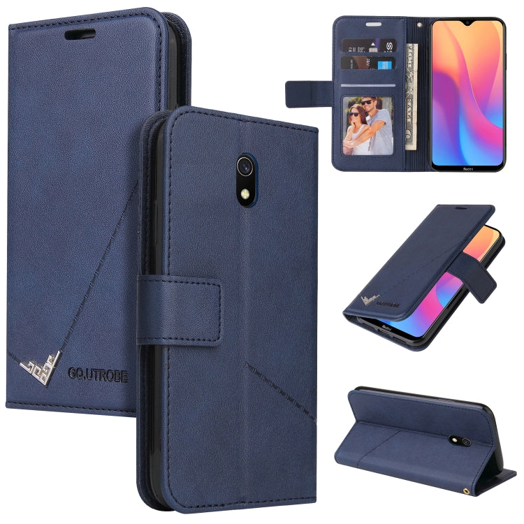 GQUTROBE Right Angle Leather Phone Case, For Xiaomi Redmi Note 8T, For Xiaomi Redmi Note 8 Pro, For Xiaomi Redmi Note 8, For Xiaomi Redmi 8A