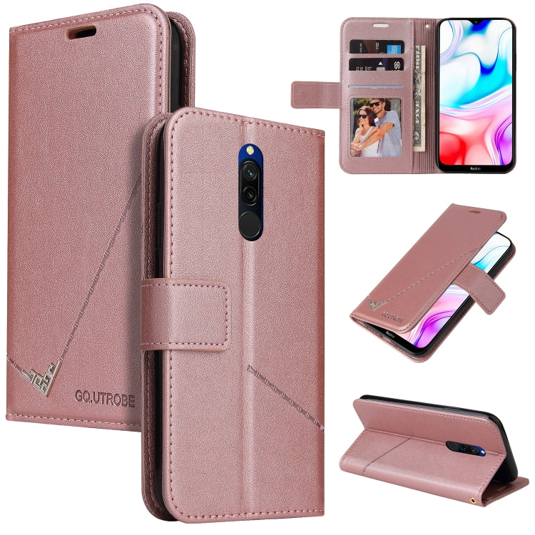 GQUTROBE Right Angle Leather Phone Case, For Xiaomi Redmi 8, For Xiaomi Redmi Note 7, For Xiaomi Redmi 7A