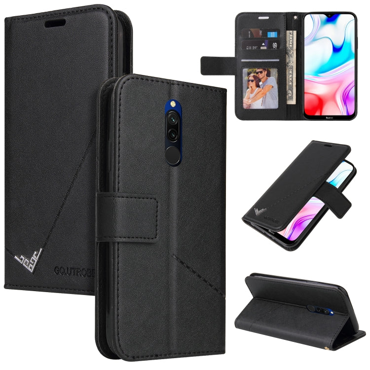 GQUTROBE Right Angle Leather Phone Case, For Xiaomi Redmi 8, For Xiaomi Redmi Note 7, For Xiaomi Redmi 7A