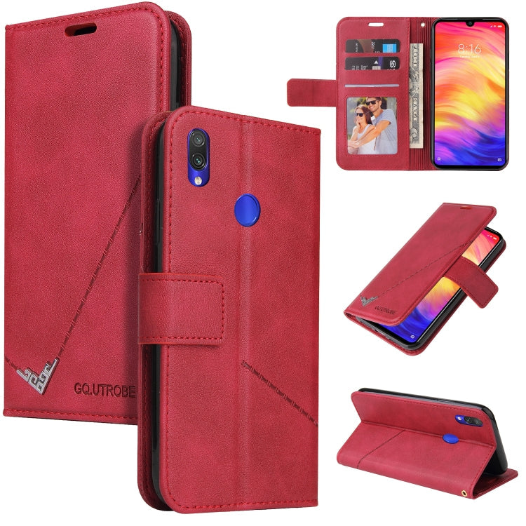 GQUTROBE Right Angle Leather Phone Case, For Xiaomi Redmi 8, For Xiaomi Redmi Note 7, For Xiaomi Redmi 7A