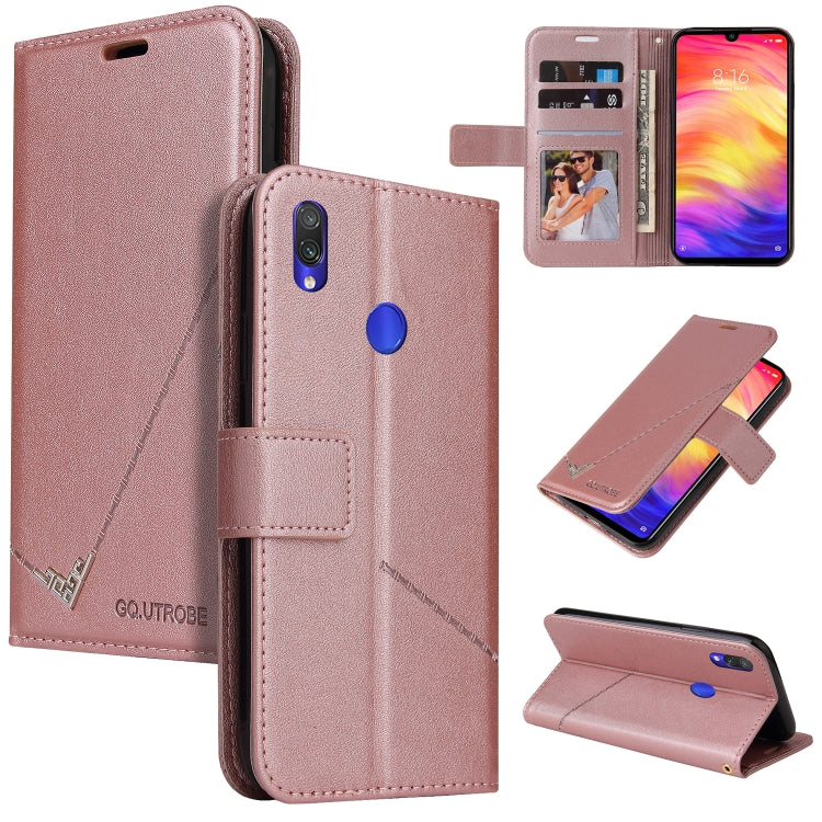 GQUTROBE Right Angle Leather Phone Case, For Xiaomi Redmi 8, For Xiaomi Redmi Note 7, For Xiaomi Redmi 7A