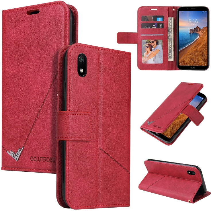 GQUTROBE Right Angle Leather Phone Case, For Xiaomi Redmi 8, For Xiaomi Redmi Note 7, For Xiaomi Redmi 7A