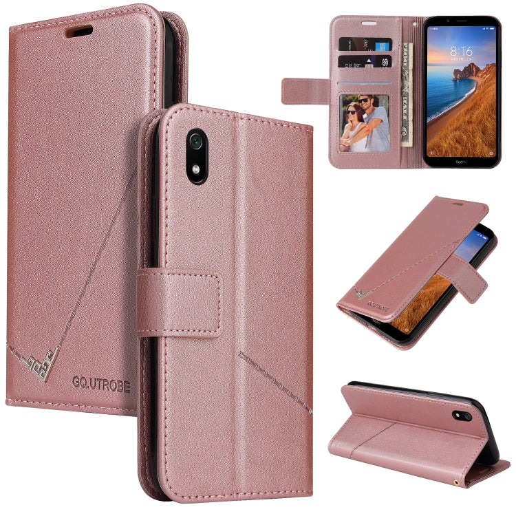 GQUTROBE Right Angle Leather Phone Case, For Xiaomi Redmi 8, For Xiaomi Redmi Note 7, For Xiaomi Redmi 7A