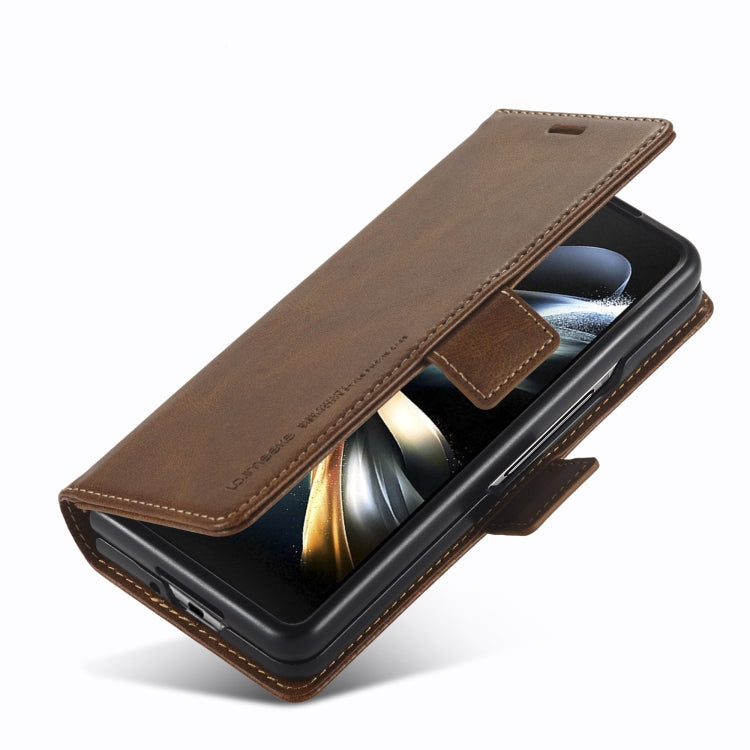 LC.IMEEKE RFID Anti-theft Leather Phone Case, For Samsung Galaxy Z Fold4 5G, For Samsung Galaxy Z Flip4 5G, For Samsung Galaxy Z Flip3 5G