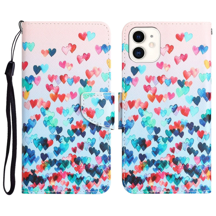 Colored Drawing Leather Phone Case, For iPhone 11 Pro