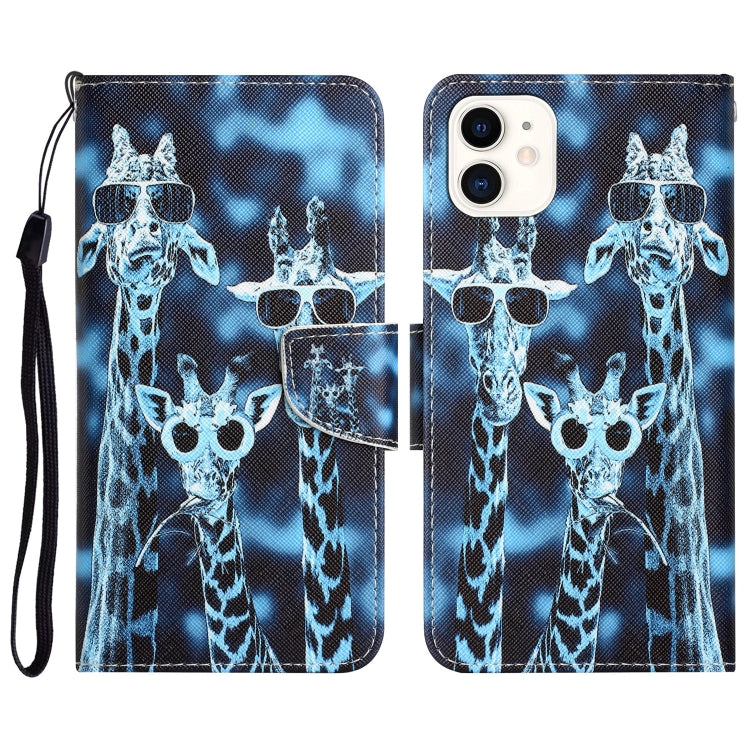 Colored Drawing Leather Phone Case, For iPhone 11 Pro