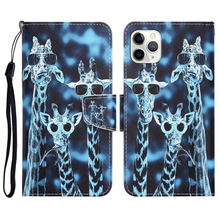 Colored Drawing Leather Phone Case, For iPhone 11 Pro Max