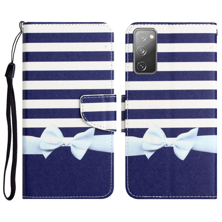 Colored Drawing Leather Phone Case, For Samsung Galaxy S20 FE