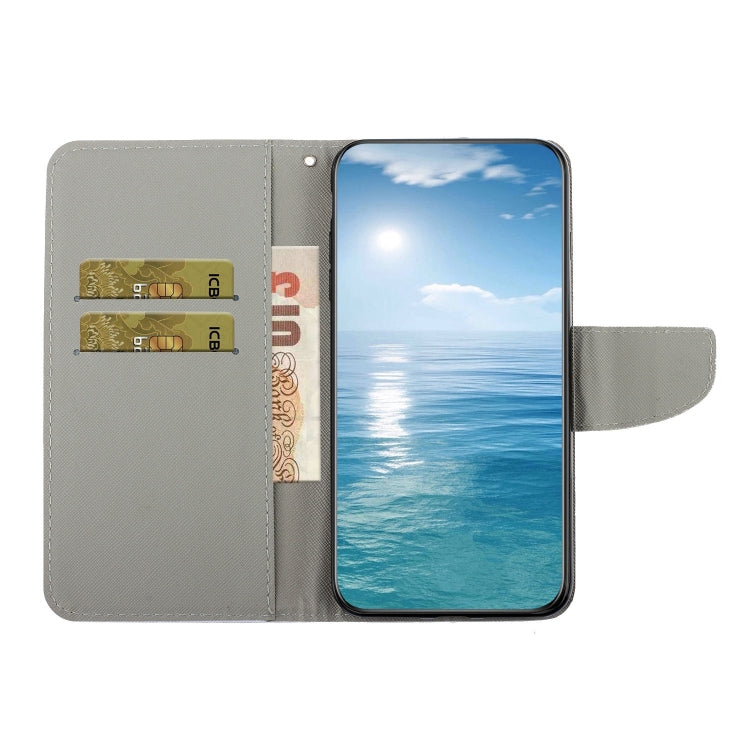 Colored Drawing Leather Phone Case, For Samsung Galaxy S21 5G