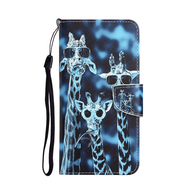 Colored Drawing Leather Phone Case, For Samsung Galaxy S22 5G