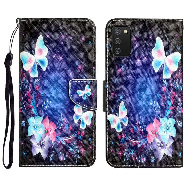 Colored Drawing Leather Phone Case, For Samsung Galaxy A02s