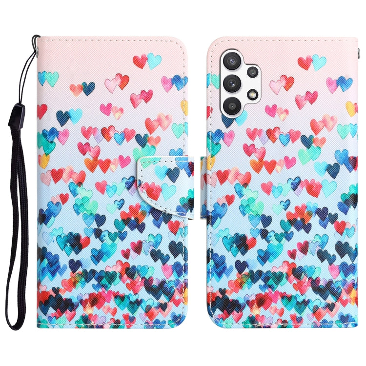 Colored Drawing Leather Phone Case, For Samsung Galaxy A13 4G