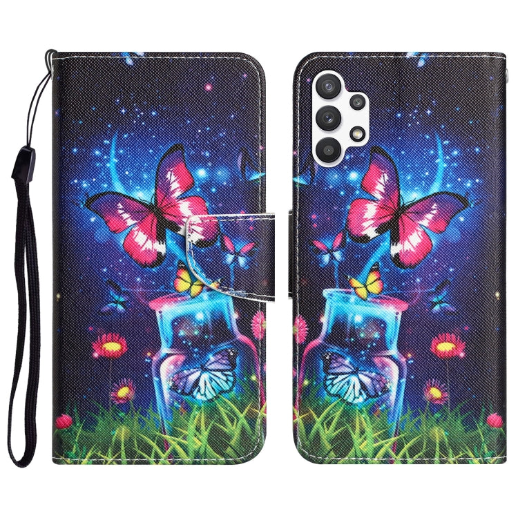 Colored Drawing Leather Phone Case, For Samsung Galaxy A13 4G