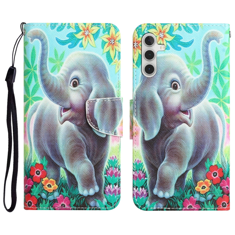 Colored Drawing Leather Phone Case, For Samsung Galaxy A13 5G