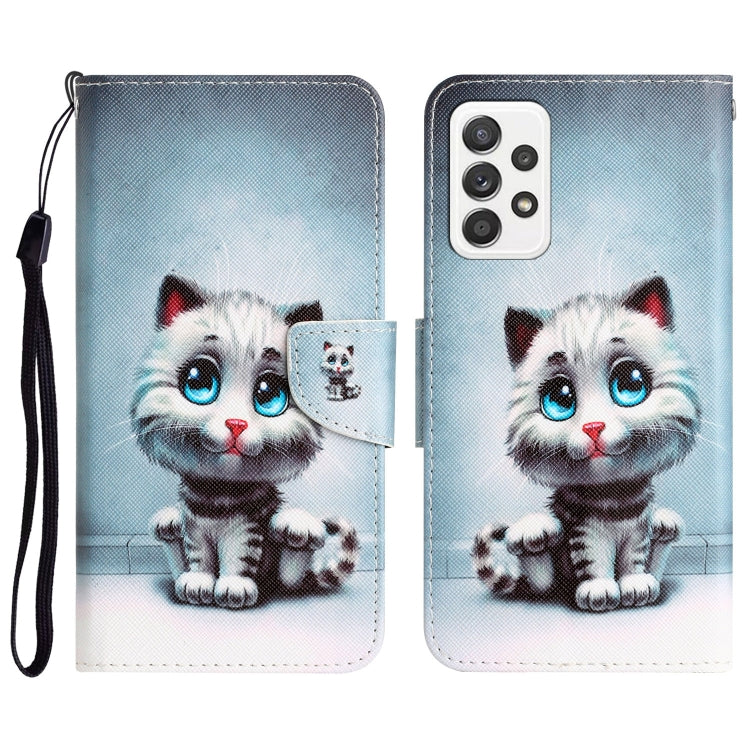 Colored Drawing Leather Phone Case, For Samsung Galaxy A23