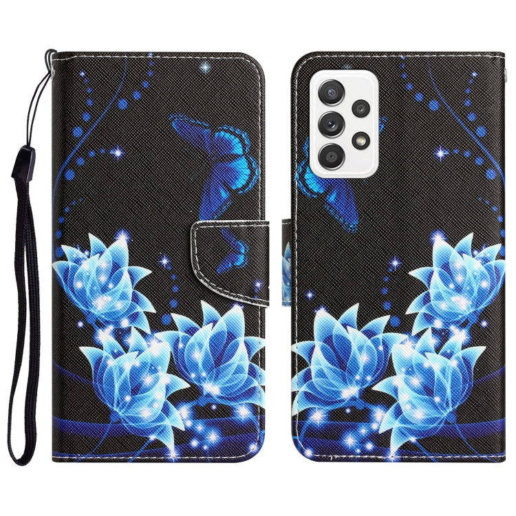 Colored Drawing Leather Phone Case, For Samsung Galaxy A23