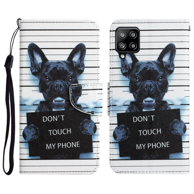 Colored Drawing Leather Phone Case, For Samsung Galaxy A42