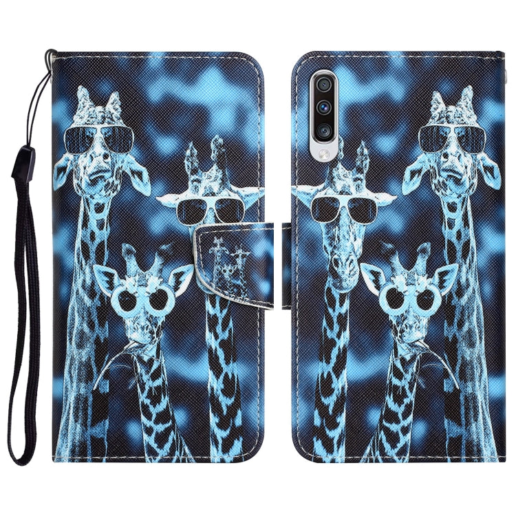 Colored Drawing Leather Phone Case, For Samsung Galaxy A70