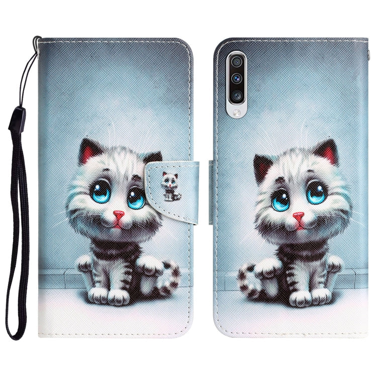 Colored Drawing Leather Phone Case, For Samsung Galaxy A70