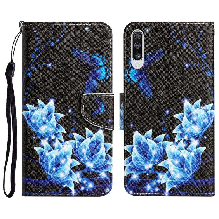 Colored Drawing Leather Phone Case, For Samsung Galaxy A70