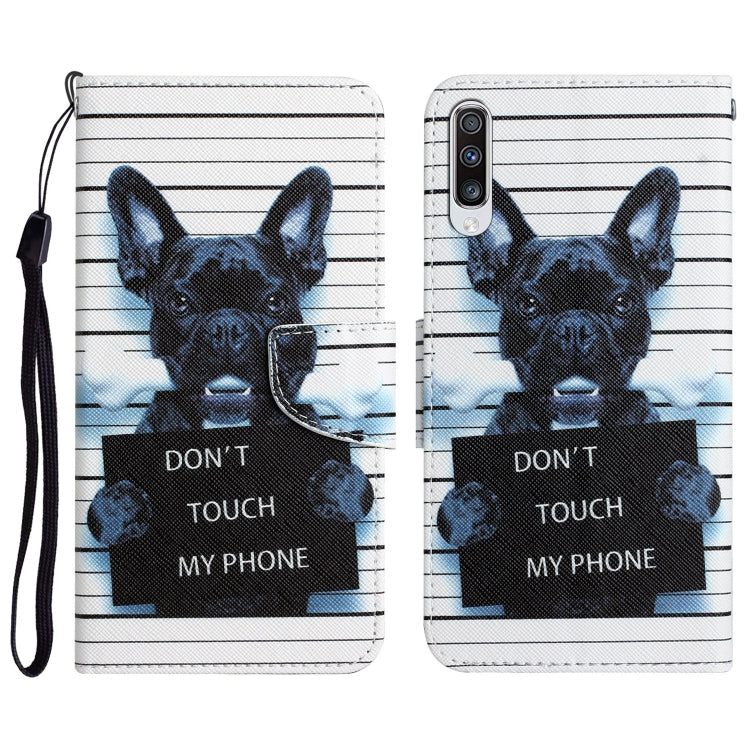 Colored Drawing Leather Phone Case, For Samsung Galaxy A70
