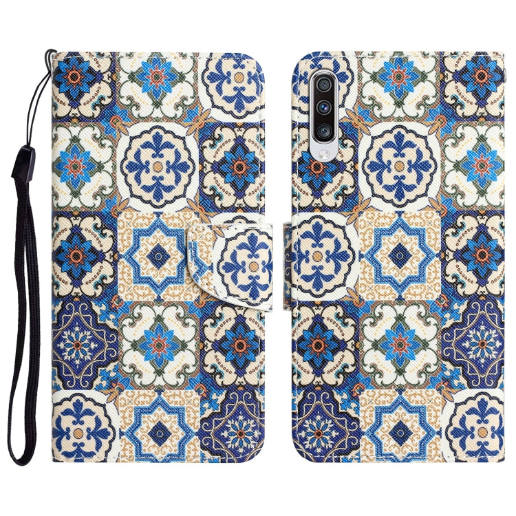 Colored Drawing Leather Phone Case, For Samsung Galaxy A70