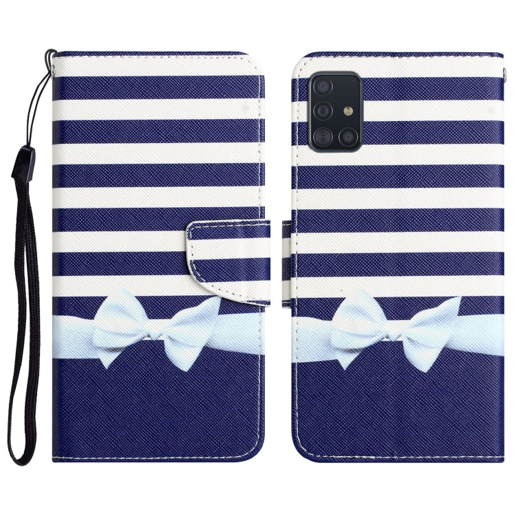 Colored Drawing Leather Phone Case, For Samsung Galaxy A71