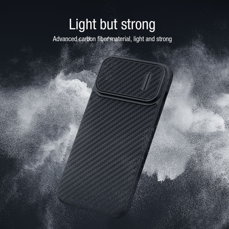 NILLKIN Synthetic Fiber Camshield Phone Case, For iPhone 14, For iPhone 14 Plus, For iPhone 14 Pro