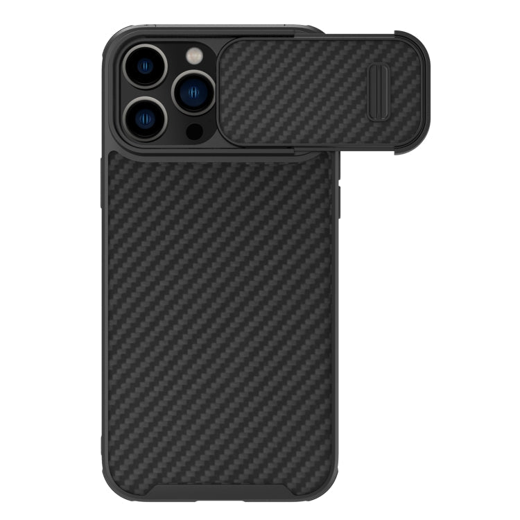 NILLKIN Synthetic Fiber Camshield Phone Case, For iPhone 14, For iPhone 14 Plus, For iPhone 14 Pro