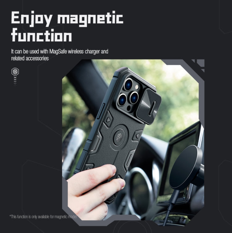 NILLKIN CamShield Armor Pro Magnetic Phone Case, For iPhone 14 Pro, For iPhone 14 Plus