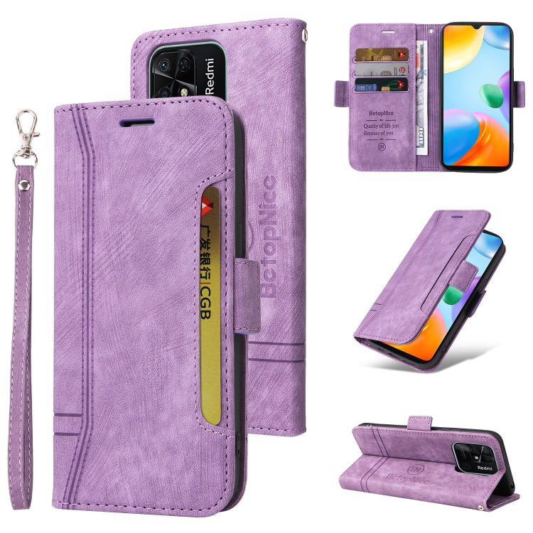 BETOPNICE Dual-side Buckle Leather Phone Case, For Xiaomi Redmi 9C, For Xiaomi Redmi 10C, For Xiaomi Redmi K40, For Xiaomi Redmi K50 Gaming