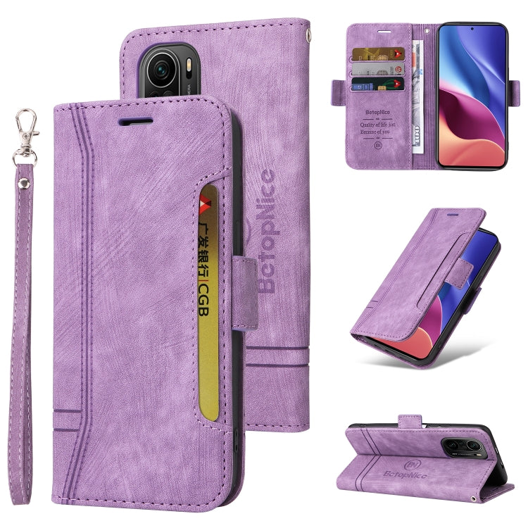 BETOPNICE Dual-side Buckle Leather Phone Case, For Xiaomi Redmi 9C, For Xiaomi Redmi 10C, For Xiaomi Redmi K40, For Xiaomi Redmi K50 Gaming