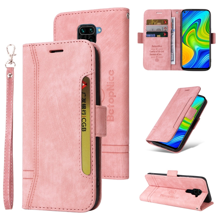 BETOPNICE Dual-side Buckle Leather Phone Case, For Xiaomi Redmi Note 9 4G, For Xiaomi Redmi Note 9 Pro 4G, For Xiaomi Redmi Note 10 4G Indian, For Xiaomi Redmi Note 10 5G