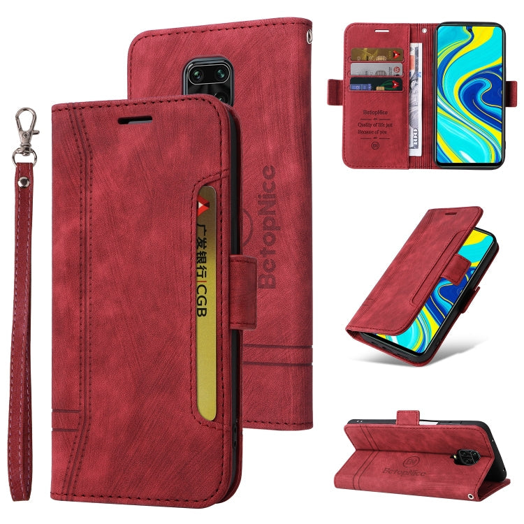 BETOPNICE Dual-side Buckle Leather Phone Case, For Xiaomi Redmi Note 9 4G, For Xiaomi Redmi Note 9 Pro 4G, For Xiaomi Redmi Note 10 4G Indian, For Xiaomi Redmi Note 10 5G