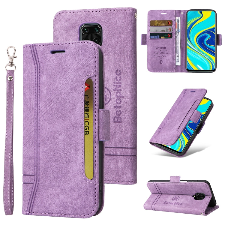 BETOPNICE Dual-side Buckle Leather Phone Case, For Xiaomi Redmi Note 9 4G, For Xiaomi Redmi Note 9 Pro 4G, For Xiaomi Redmi Note 10 4G Indian, For Xiaomi Redmi Note 10 5G