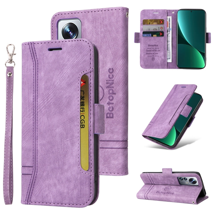 BETOPNICE Dual-side Buckle Leather Phone Case, For Xiaomi 12 Lite, For Xiaomi 12, For Xiaomi 12 Pro, For Xiaomi Poco M3 / Redmi 9T