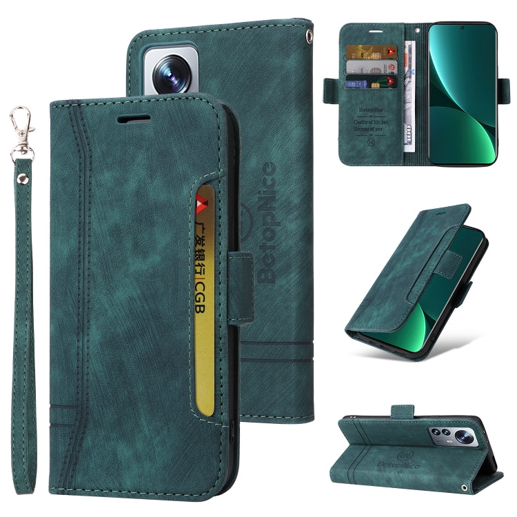 BETOPNICE Dual-side Buckle Leather Phone Case, For Xiaomi 12 Lite, For Xiaomi 12, For Xiaomi 12 Pro, For Xiaomi Poco M3 / Redmi 9T