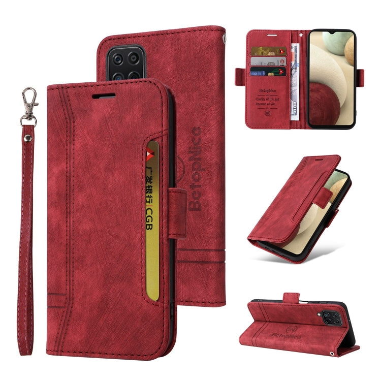 BETOPNICE Dual-side Buckle Leather Phone Case, For Samsung Galaxy A03 164mm, For Samsung Galaxy A03s 166mm, For Samsung Galaxy A03 166mm, For Samsung Galaxy A12 5G / 4G