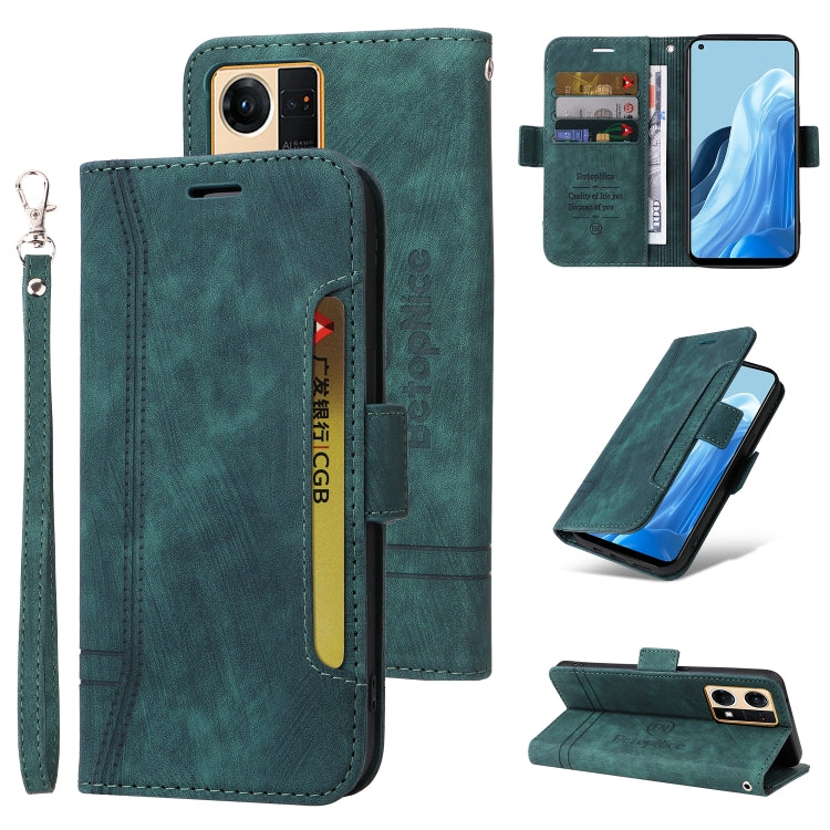 BETOPNICE Dual-side Buckle Leather Phone Case, For vivo S12, For Realme 9i / A96 4G / A76 4G / A36 4G, For OPPO Reno7 / F21 Pro, For Realme GT Neo2 5G CN Version