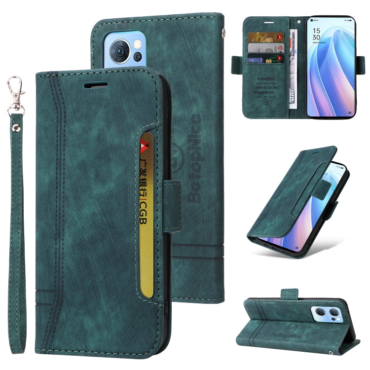 BETOPNICE Dual-side Buckle Leather Phone Case, For vivo S12 Pro / V23 Pro 5G, For OPPO Reno 7 5G Global / Find X5 Lite, For Realme C21, For vivo Y76 5G