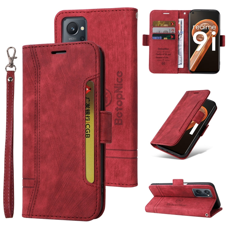 BETOPNICE Dual-side Buckle Leather Phone Case, For vivo S12, For Realme 9i / A96 4G / A76 4G / A36 4G, For OPPO Reno7 / F21 Pro, For Realme GT Neo2 5G CN Version