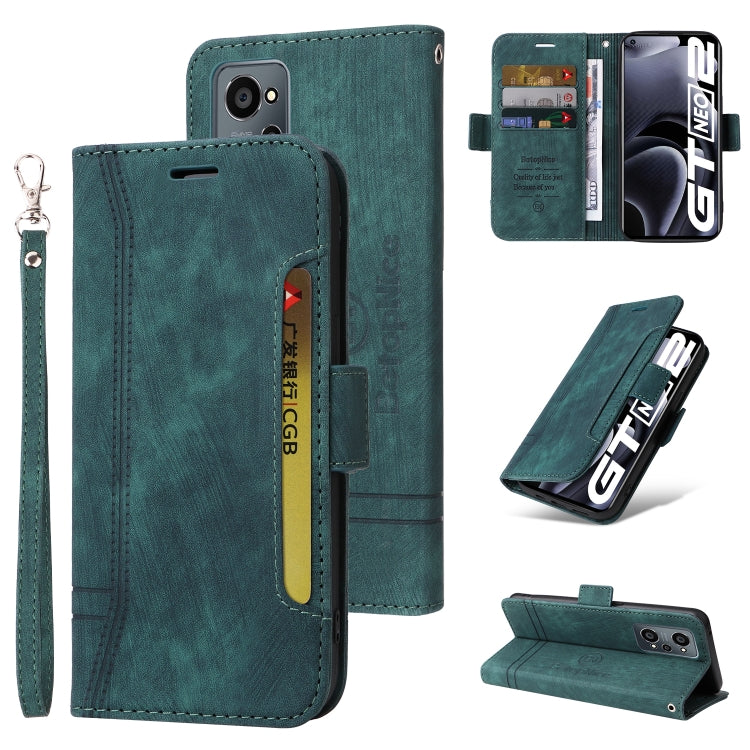 BETOPNICE Dual-side Buckle Leather Phone Case, For vivo S12, For Realme 9i / A96 4G / A76 4G / A36 4G, For OPPO Reno7 / F21 Pro, For Realme GT Neo2 5G CN Version