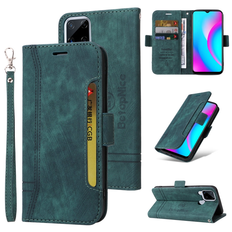 BETOPNICE Dual-side Buckle Leather Phone Case, For vivo Y21 2021, For Realme C15, For Realme 9 Pro, For vivo Y20