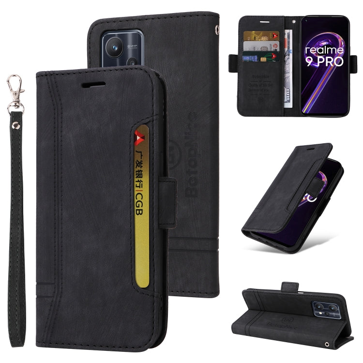 BETOPNICE Dual-side Buckle Leather Phone Case, For vivo Y21 2021, For Realme C15, For Realme 9 Pro, For vivo Y20
