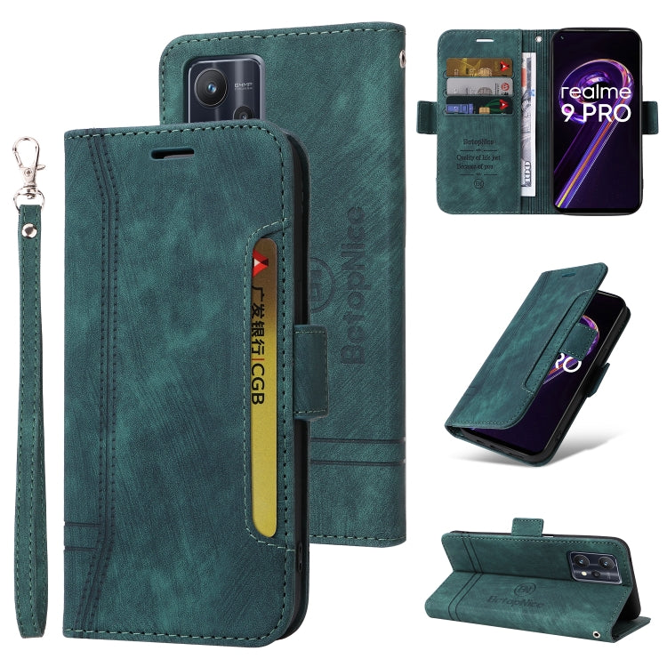 BETOPNICE Dual-side Buckle Leather Phone Case, For vivo Y21 2021, For Realme C15, For Realme 9 Pro, For vivo Y20