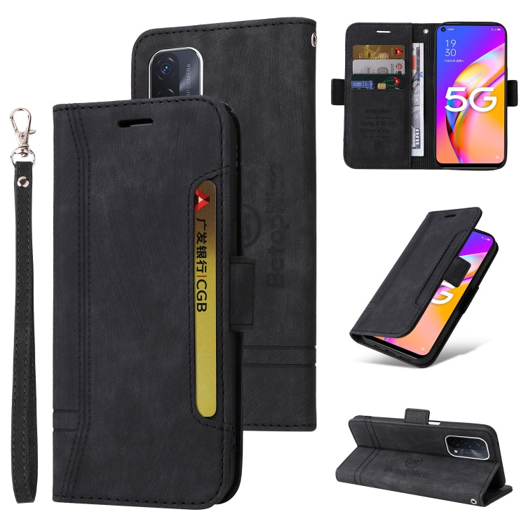 BETOPNICE Dual-side Buckle Leather Phone Case, For OPPO A93 5G CN Version, For OPPO A74 4G, For OPPO A57 5G, For OPPO A54 4G / A16 / A16s