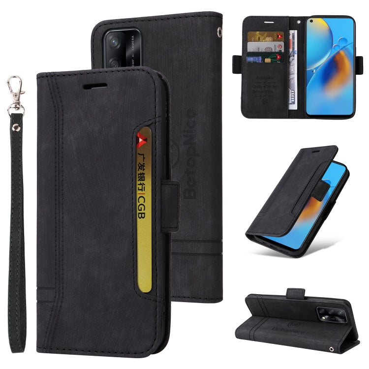BETOPNICE Dual-side Buckle Leather Phone Case, For OPPO A93 5G CN Version, For OPPO A74 4G, For OPPO A57 5G, For OPPO A54 4G / A16 / A16s